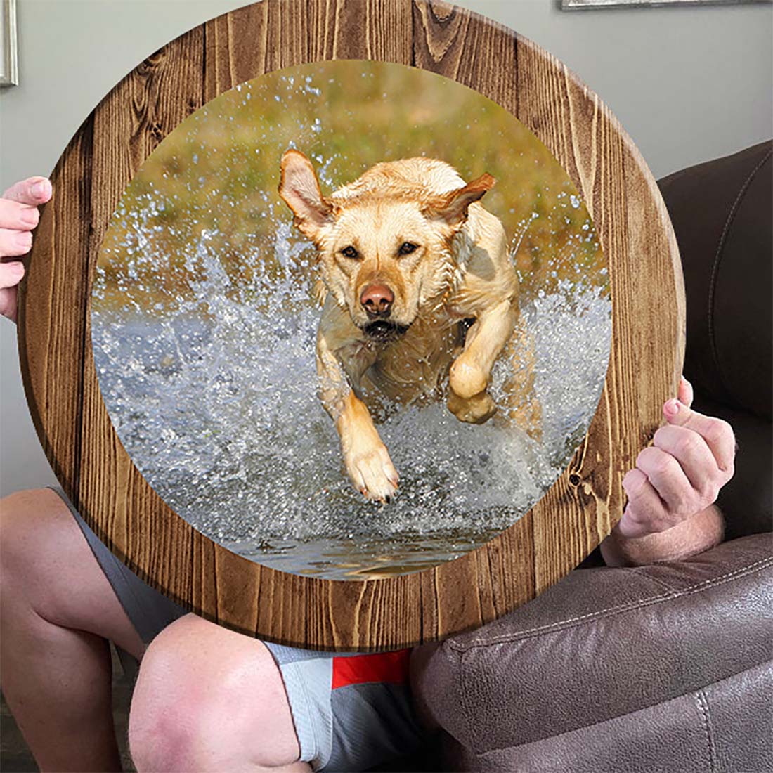 Bar Sign Golden Lab Retriever Dog Dog Sign 18 Inch Bar Man Cave Signs detailed image 4