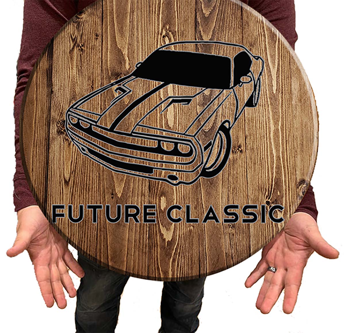 Bar Sign American Classic Modern Muscle Car Garage 18 Inch Bar Man Cave Signs