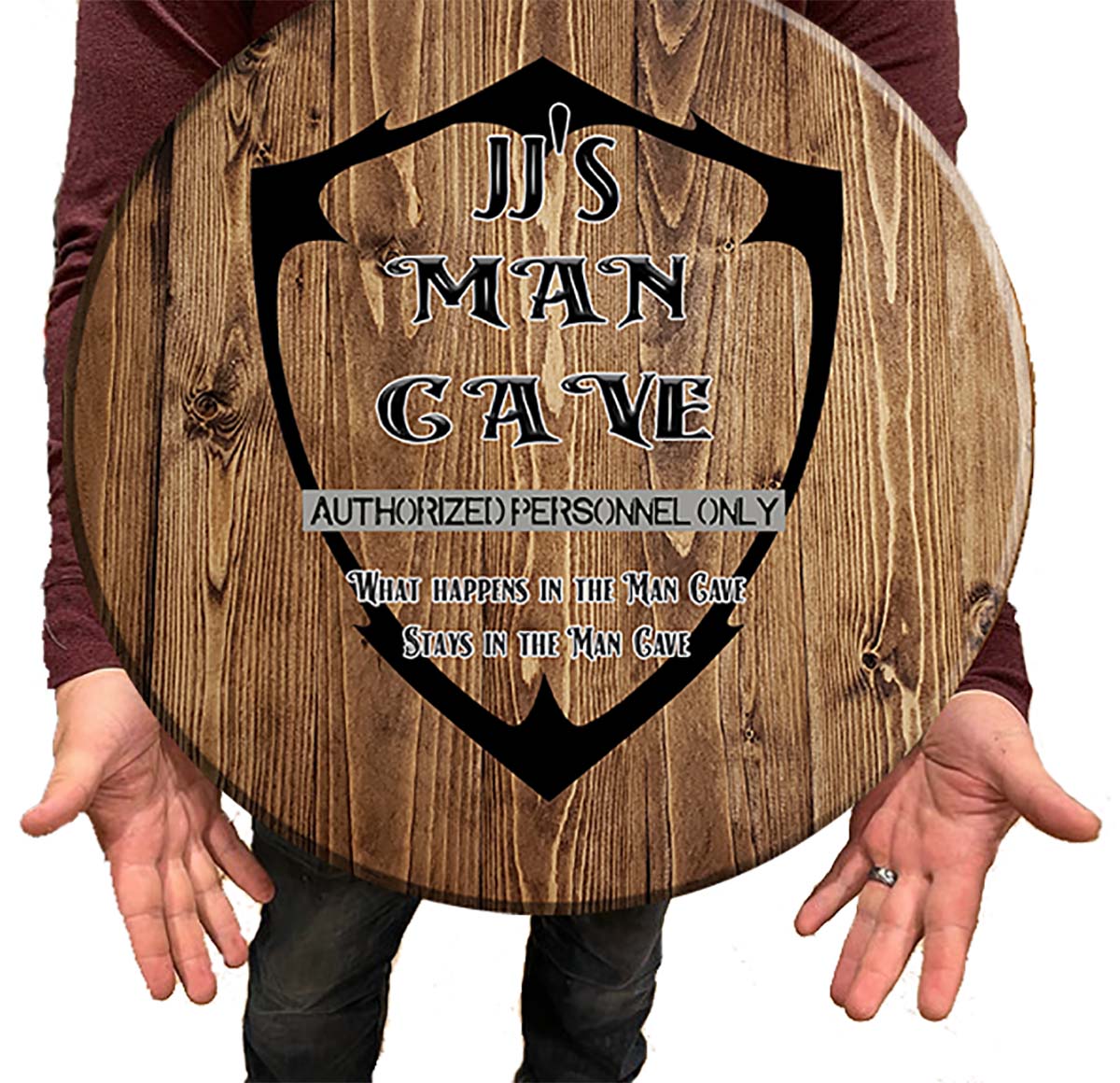 Bar Sign What Happens Man Cave Stays In Pub 18 Inch Bar Man Cave Signs