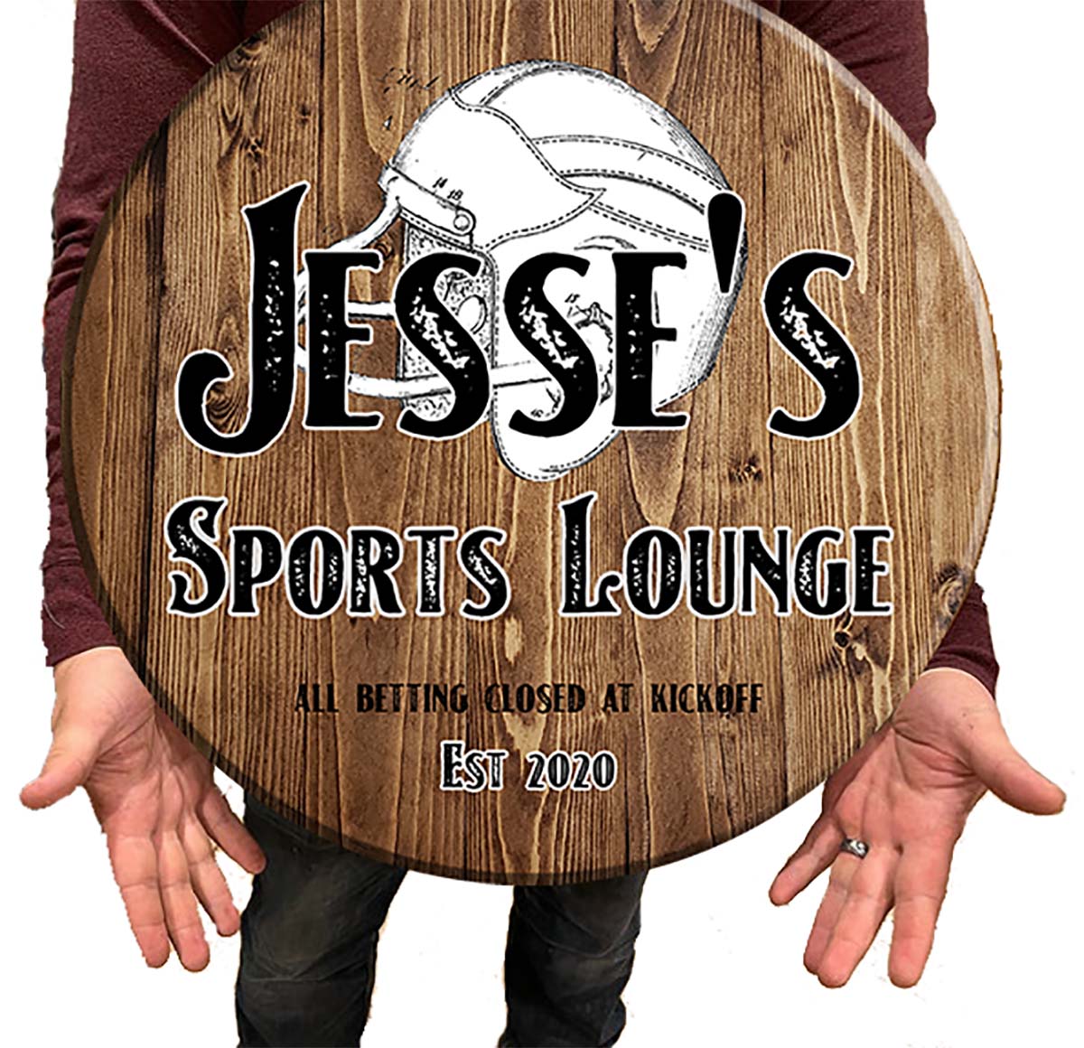 Pub Football Sign Bar Sign Football Sports Bar Football Wall Decor 18 Inch Bar Man Cave ...