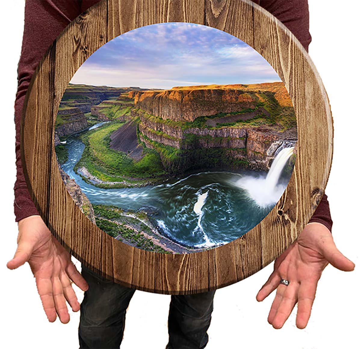 Bar Sign Waterfall Canyon Pub Sign 18 Inch Bar Man Cave Signs