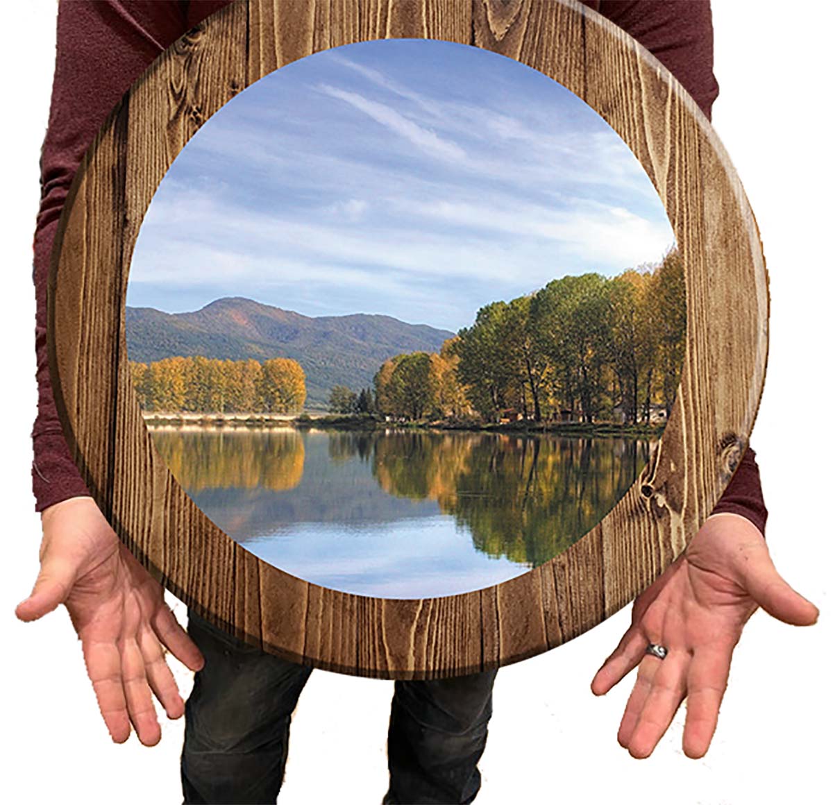 Bar Sign Peaceful Morning Lake Lake House Sign 18 Inch Bar Man Cave Signs