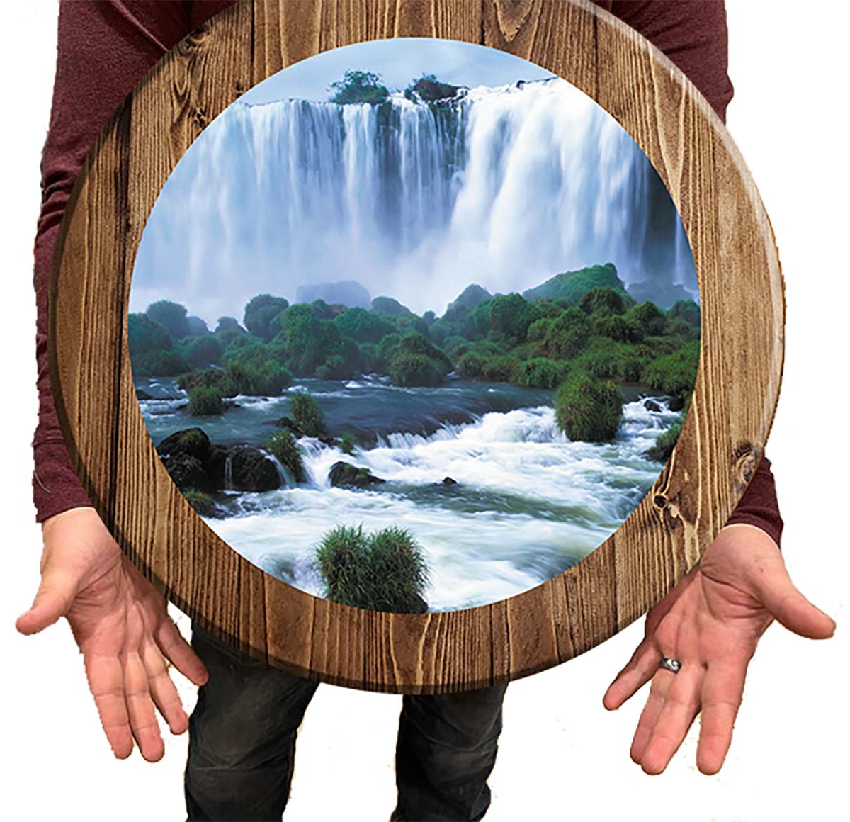 Bar Sign Whitewater Waterfall Pub Sign 18 Inch Bar Man Cave Signs
